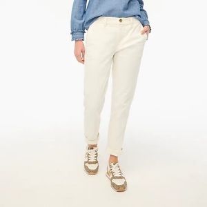 NWT J.Crew High-Rise Girlfriend Chino Pants